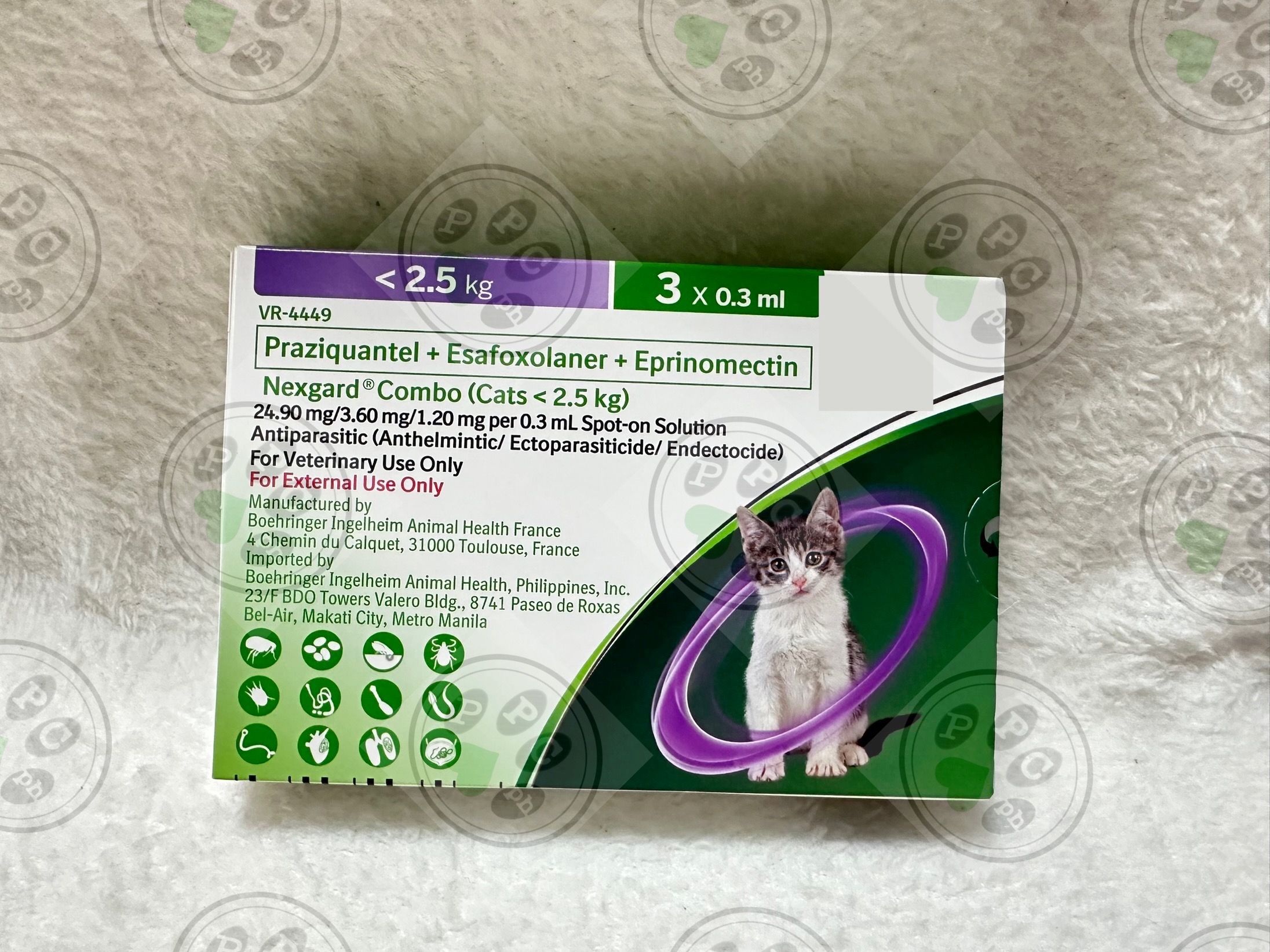 Nexgard Combo Spot On For Cats Per Piece Lazada Ph