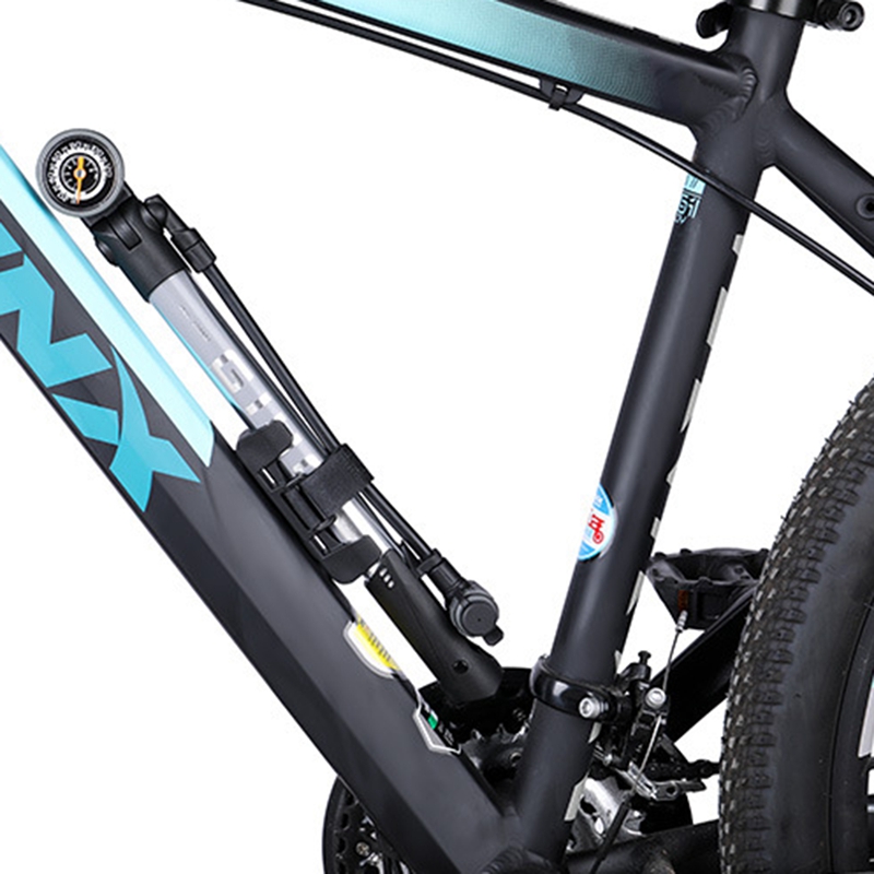 GIYO 120Psi Bicycle Pump Presta Schrader 2 in 1 Valve Floor Standing