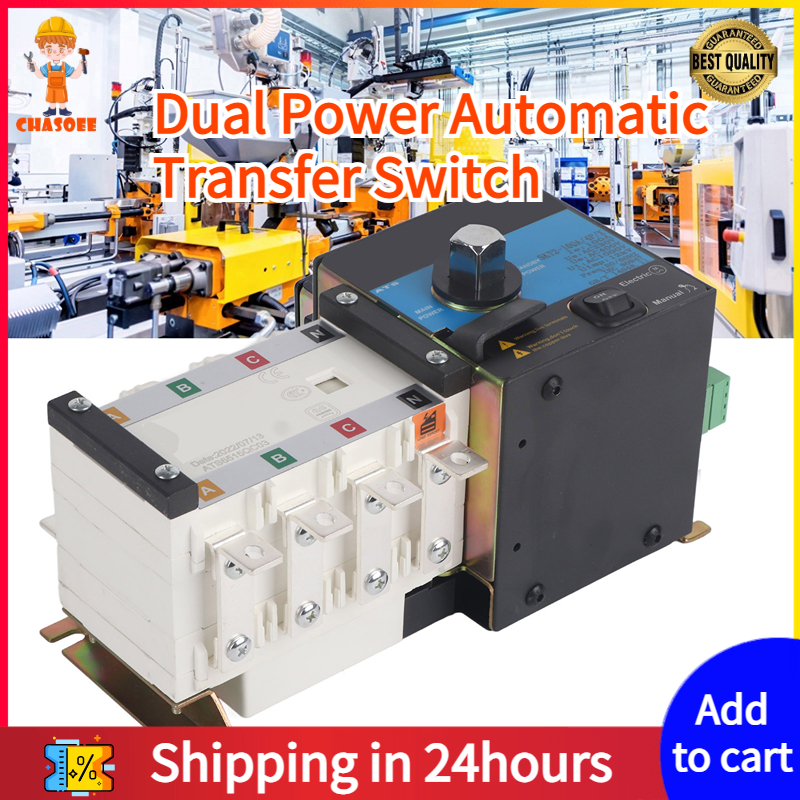 chasoee【Hot deals】Automatic Switching Device Isolation ATS Dual Power