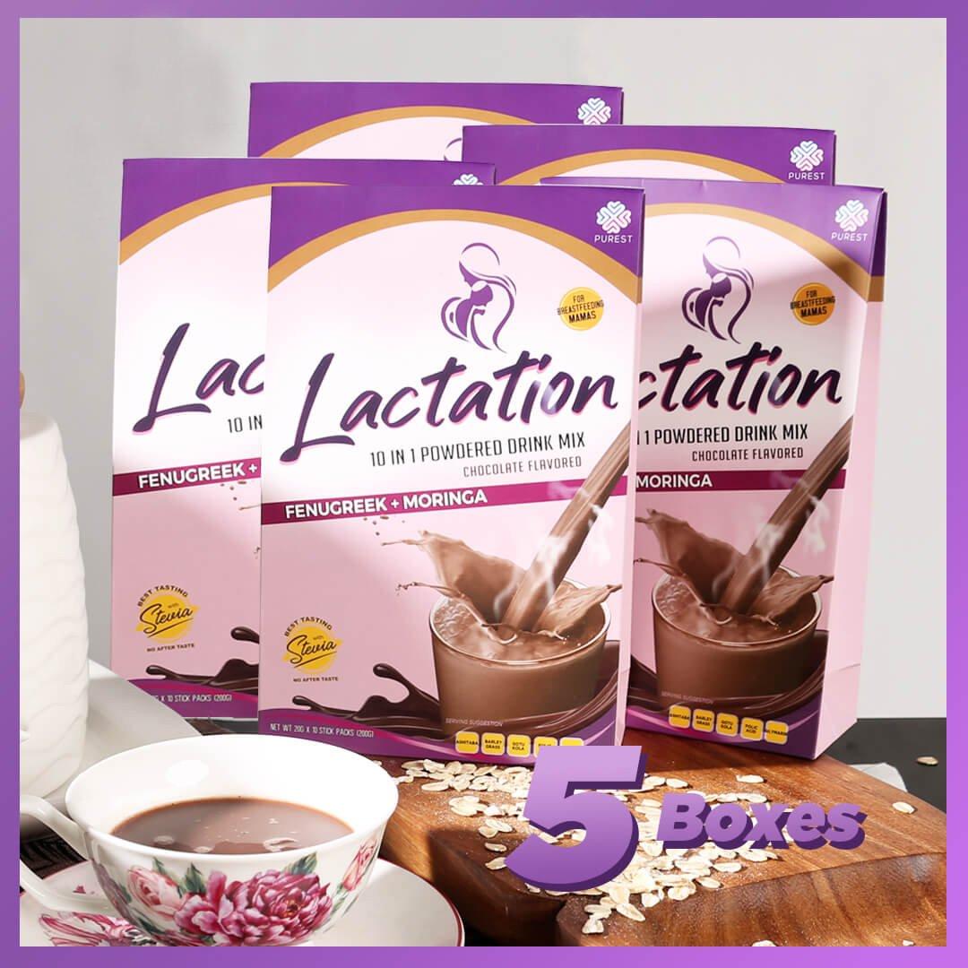 Chocolate Powdered Drink for Lactating Moms, Breastfeeding Booster with Stevia (1 Box) review