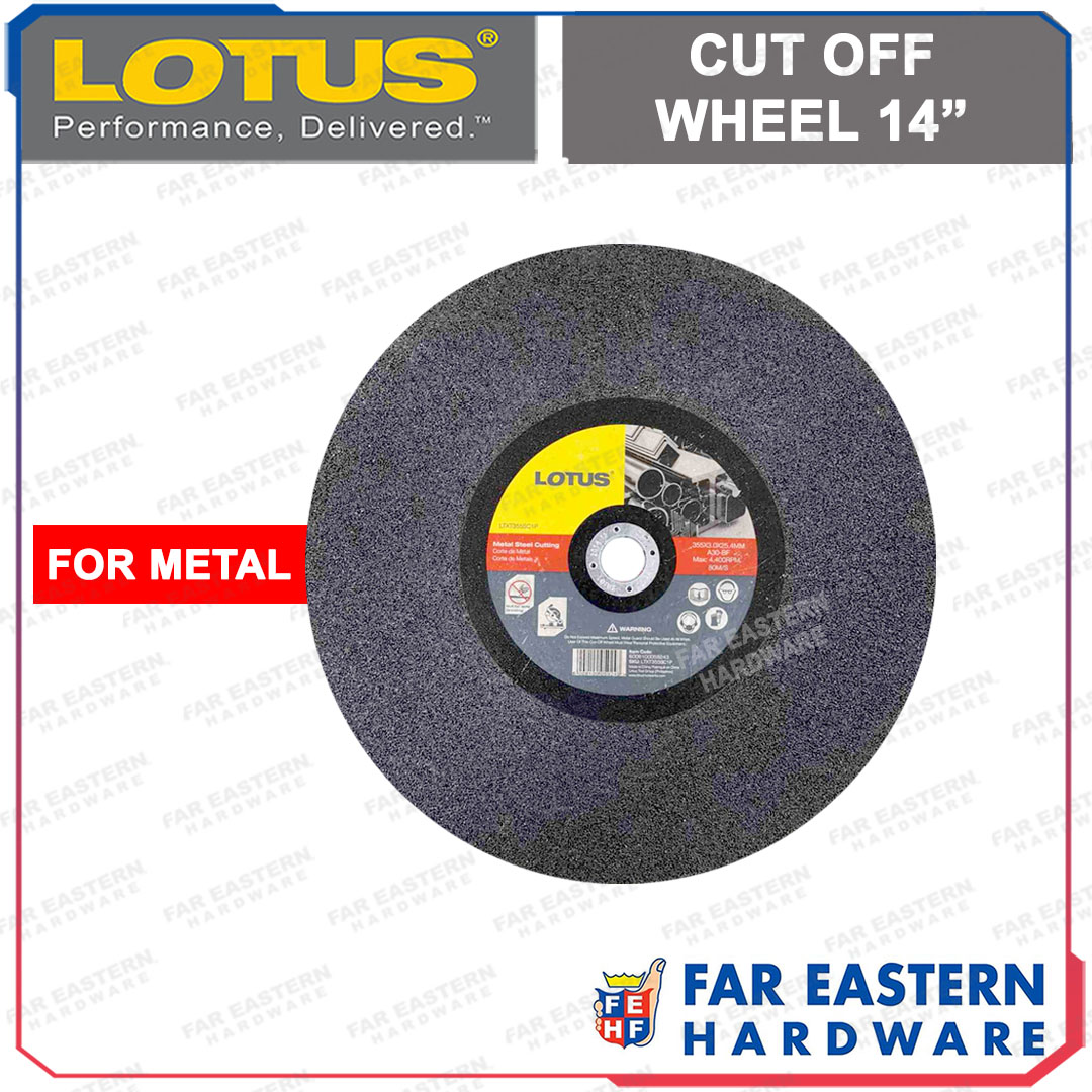 LOTUS Cut Off Wheel 14" Cutting Disc for Metal LTAC Lazada PH