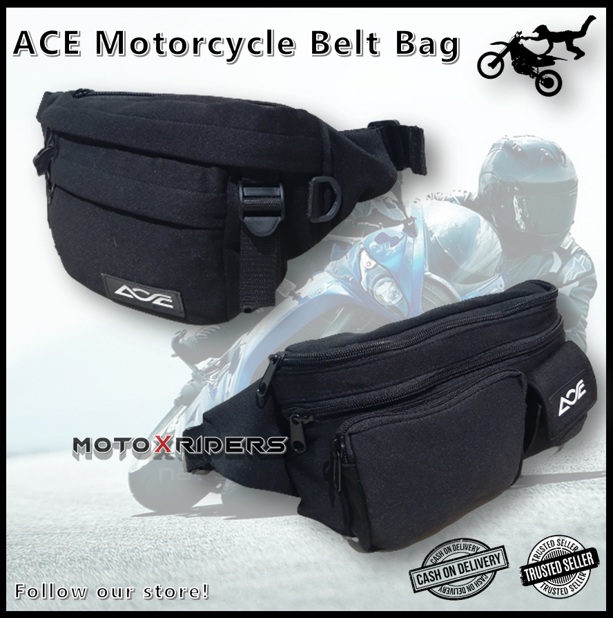 Motorcycle waist outlet bag