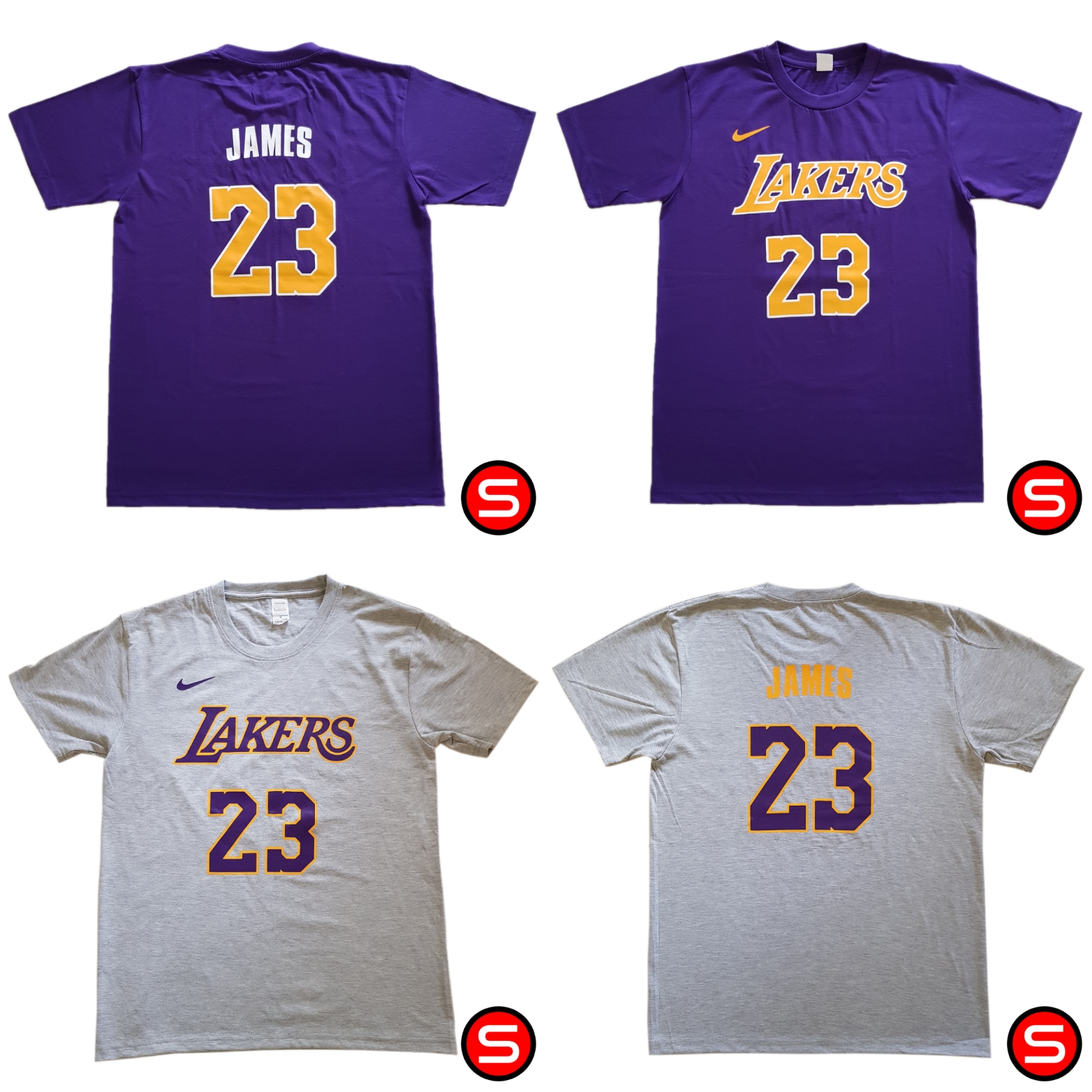 Nike Nba Lebron James Lakers Jersey 23, Men's Fashion, Tops & Sets, Tshirts  & Polo Shirts on Carousell