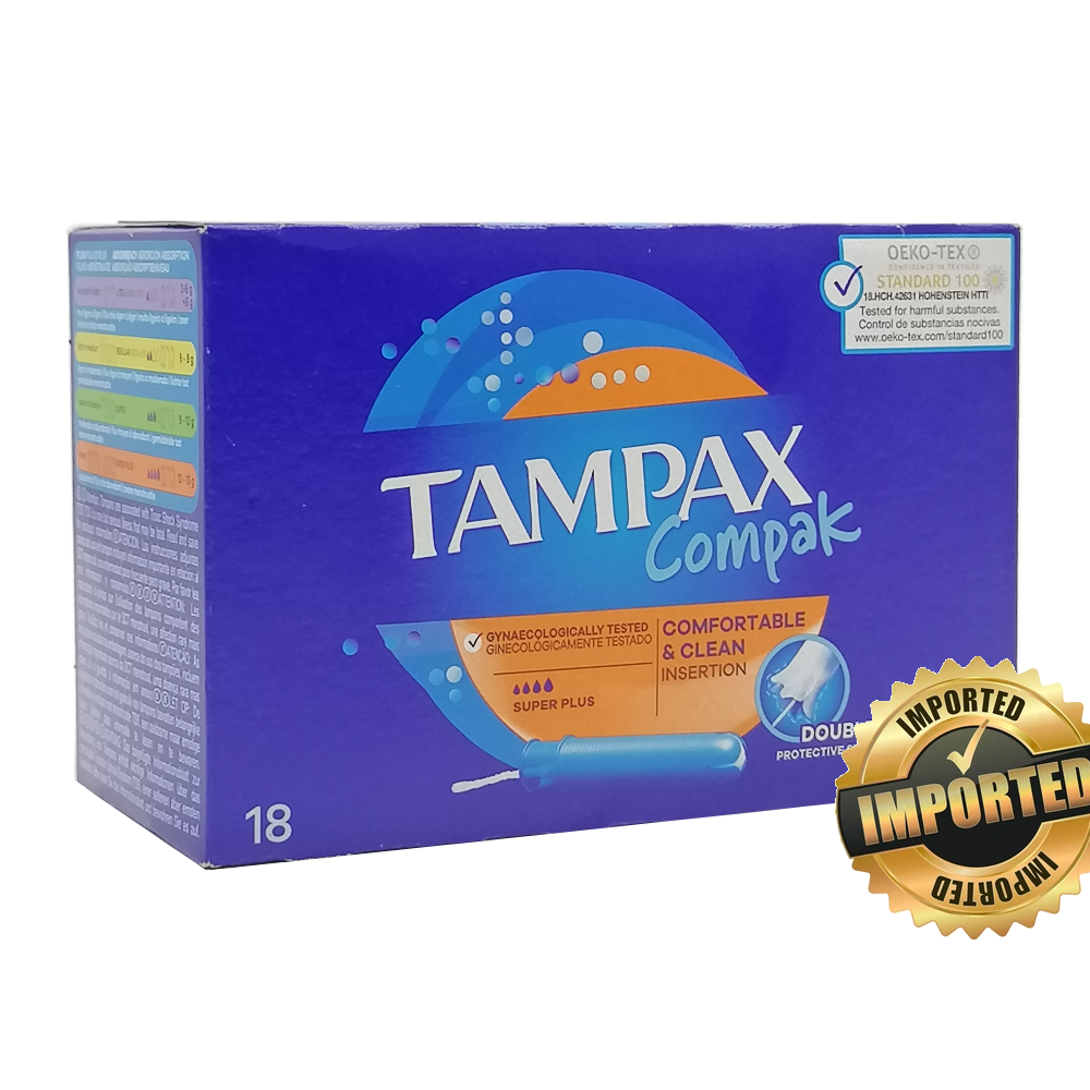 Tampax Pearl Super Tampons, 96-pack