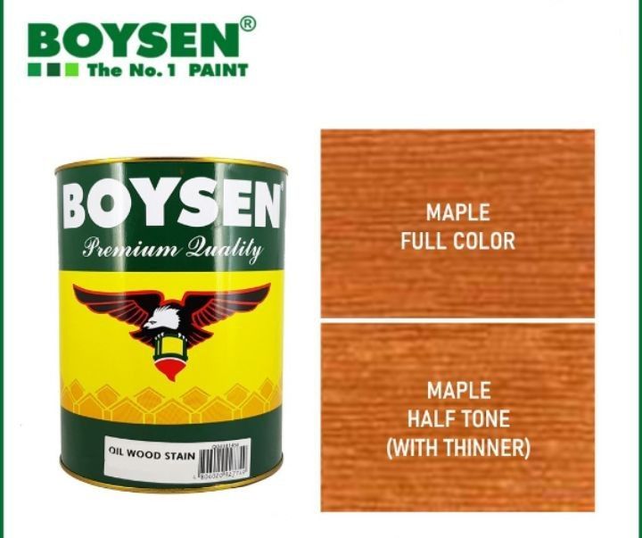 Boysen Oil Wood Stain Pangvarnish sa Kahoy Pangkulay sa Kahoy 1Liter