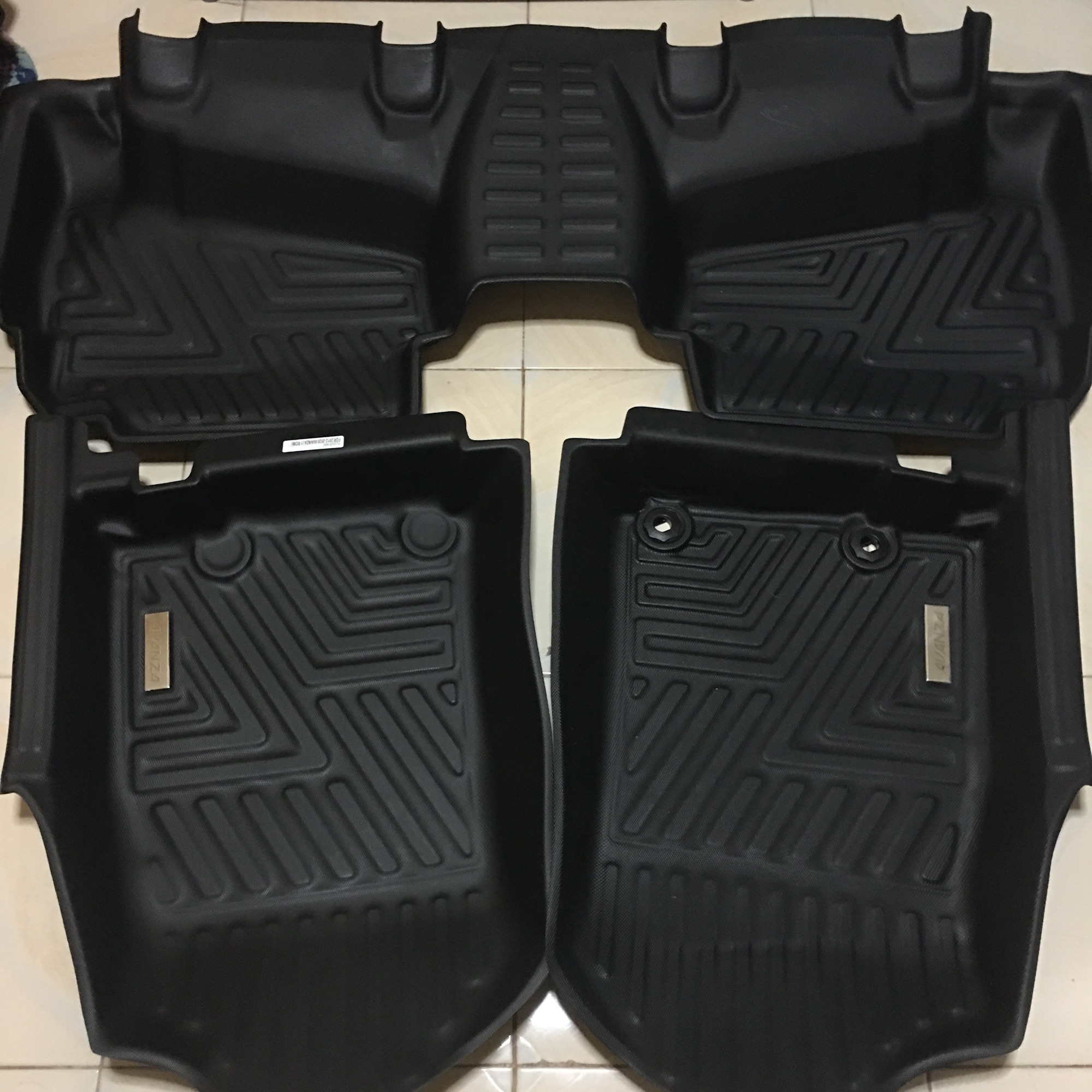 Toyota Avanza Deep dish matting (2 rows) 2004 2021 J variant Lazada PH