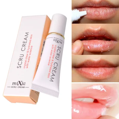 AOLIAO [Mixiu] Magic Beauty Lip Scrub Removal Horniness Dead Skin Water Science Lips Exfoliating Dead Skin Gel 12g
