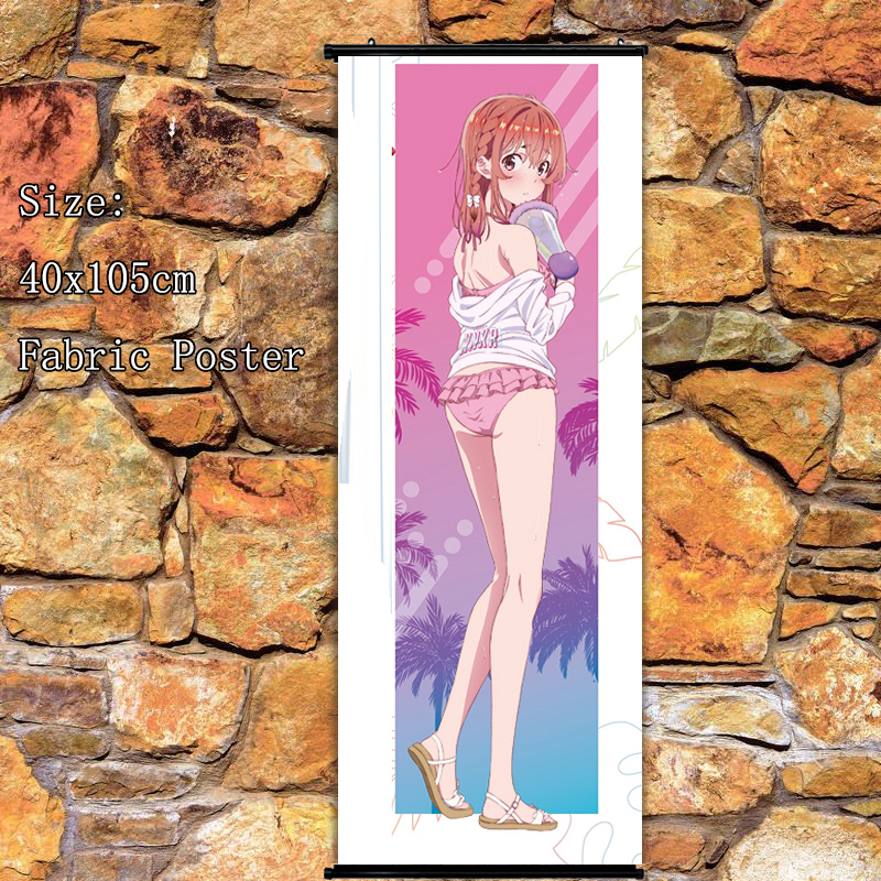 Okarishimasu Ichinose Chizuru wall scroll painting 105x40cm Anime Poster Kanojo 