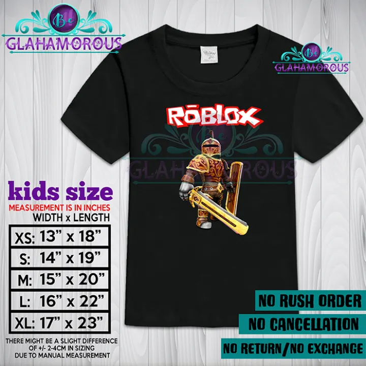 100 Cotton Kids Shirt Roblox Knight Gaming Shirt Best Seller Ootd - roblox knight shirt