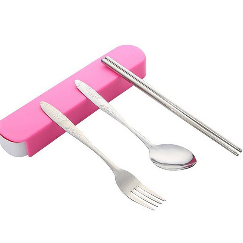 Travel Portable Utensils Set, E-far 9-Piece Small Reusable Silverware Set  with Case, Metal Hammered Camping Cutlery Flatware Set Includes, Fork,  Spoon, Knife, Chopsticks, Straws - Pink - Yahoo Shopping