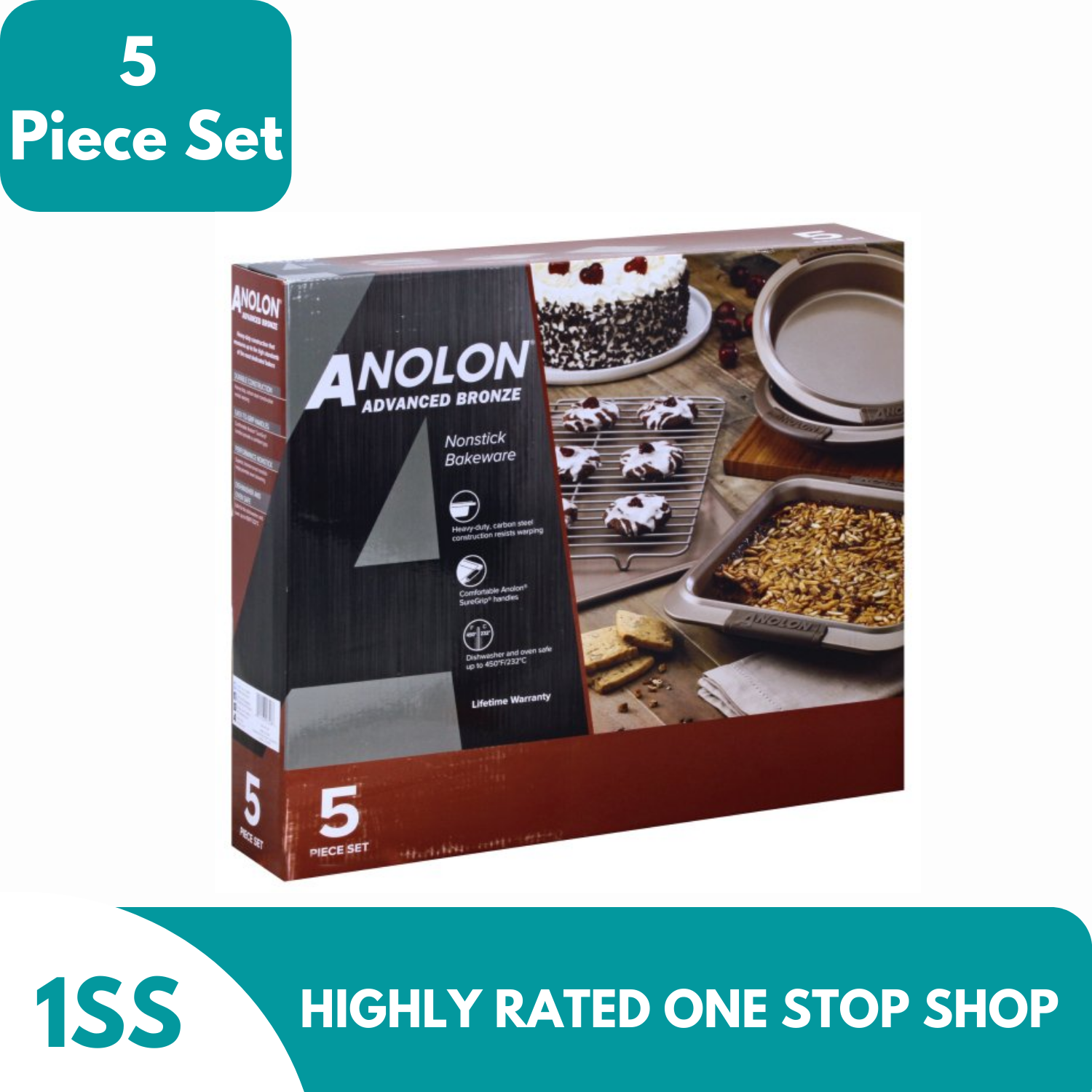 5-Piece Bakeware Set – Anolon