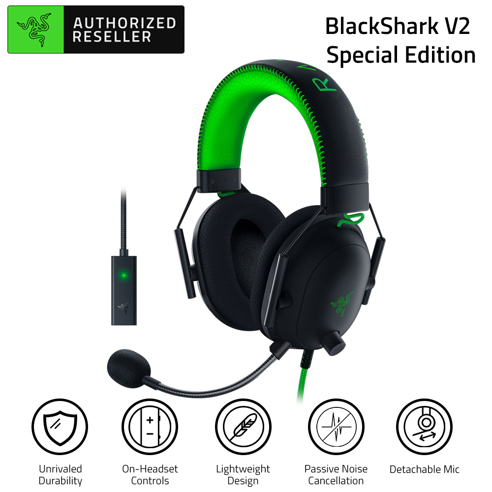 RAZER BlackShark V2 Multi-Platform Wired Esports Headset with ...