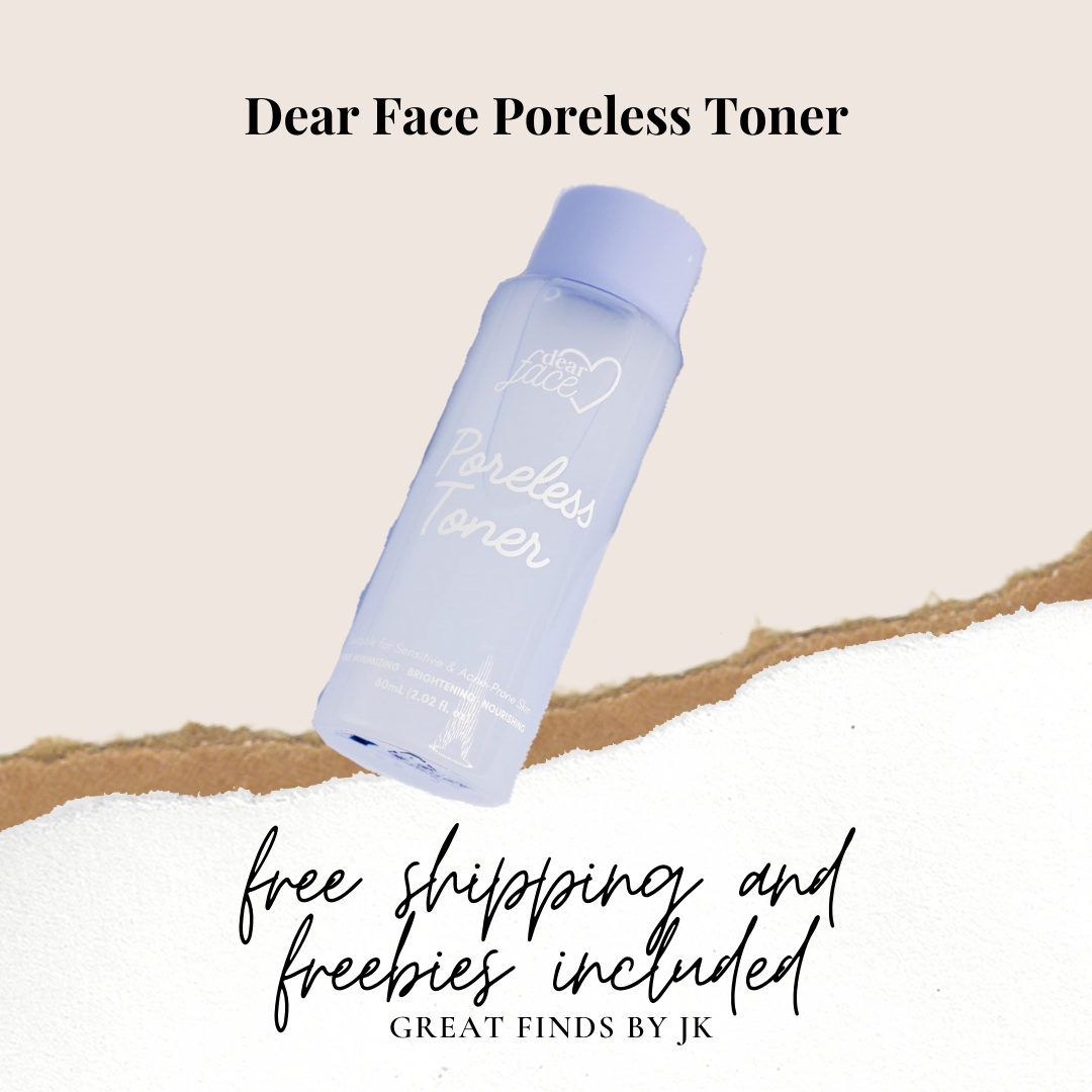 Dear Face Poreless Toner Lazada PH