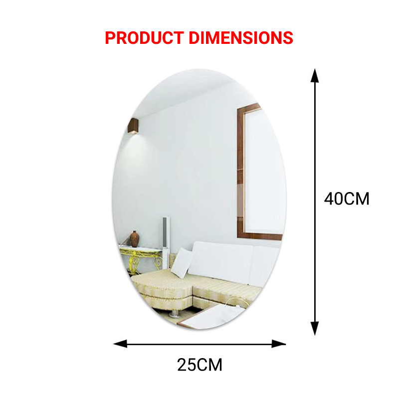 HD fulllength Stitching Acrylic mirror wallmounted selfadhesive