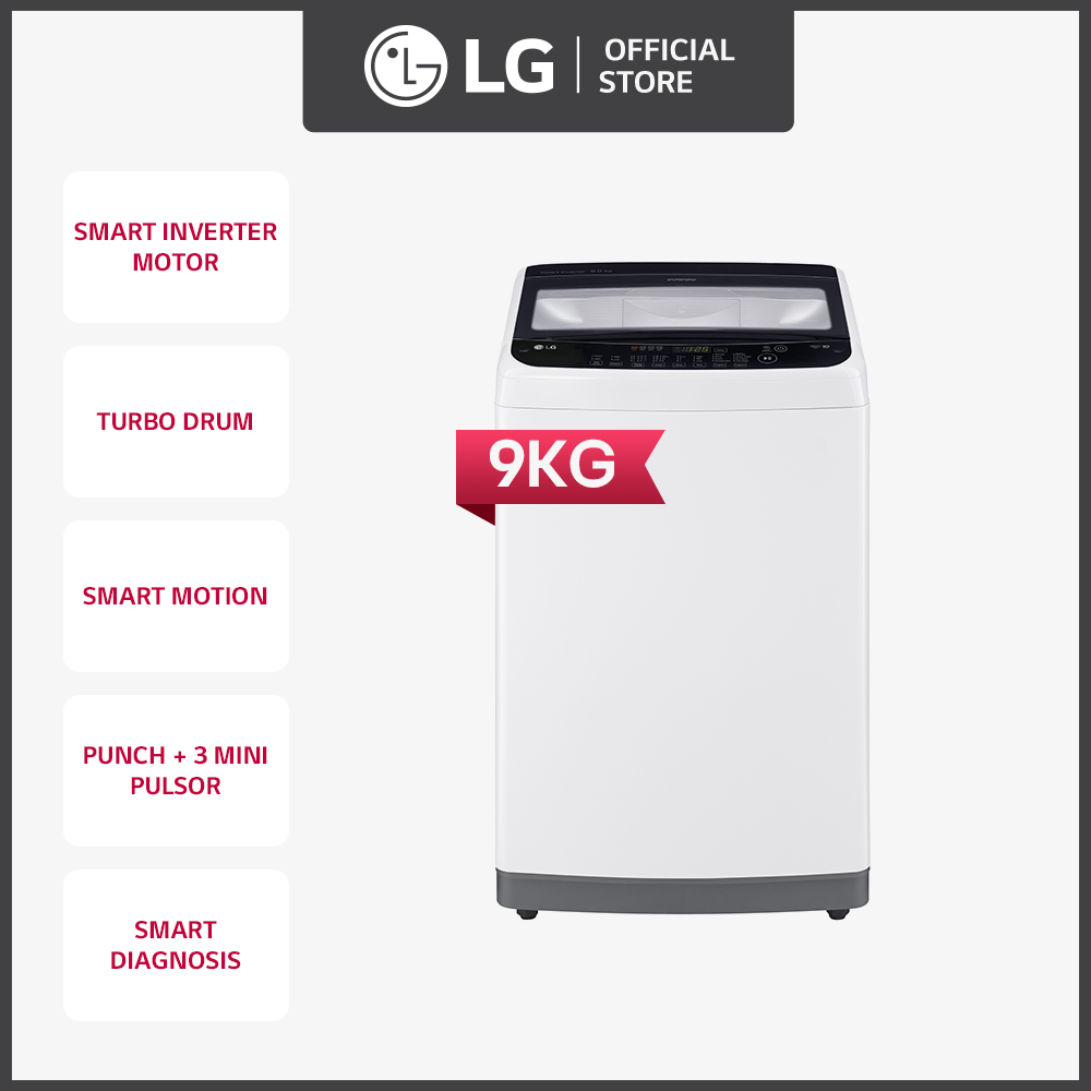 lg smart inverter washing machine t2109vs2m