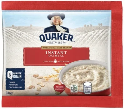 Quaker Instant Oatmeal 33g