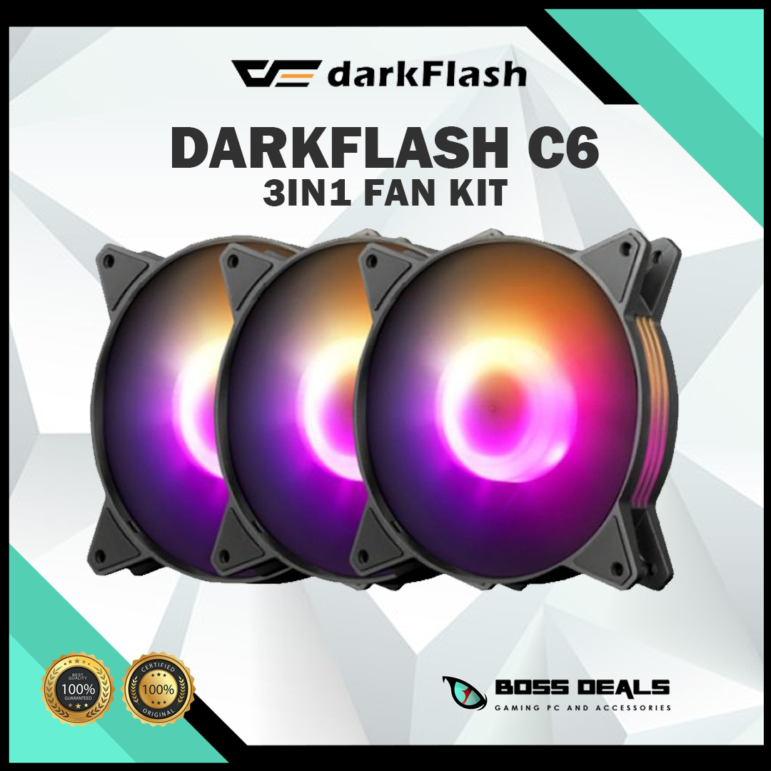 DARKFLASH C6 120MM 3in1 RGB FAN KIT Lazada PH