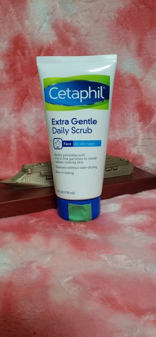 Cetaphil Extra Gentle Daily Scrub, Exfoliating Face Wash For Sensitive