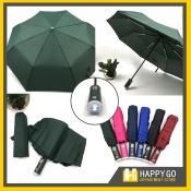 UV Protection Automatic Umbrella with Flashlight