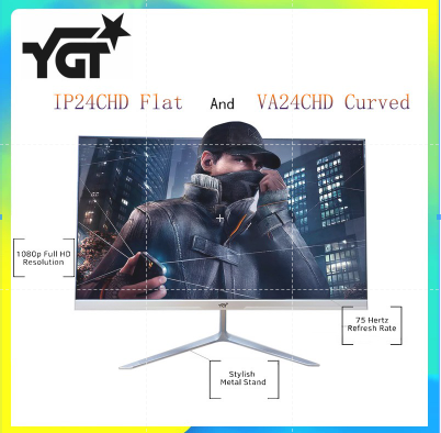 YGT Curved 24 inches Frameless LED IPS 