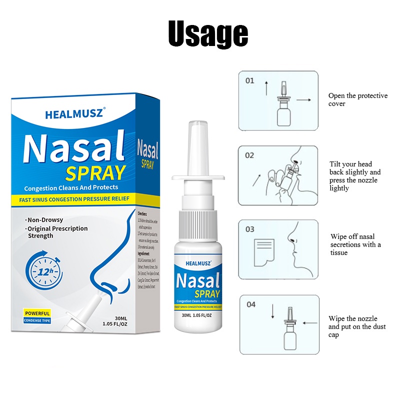 nasal spray chronic rhinitis sinusitis spray herbal spray rhinitis