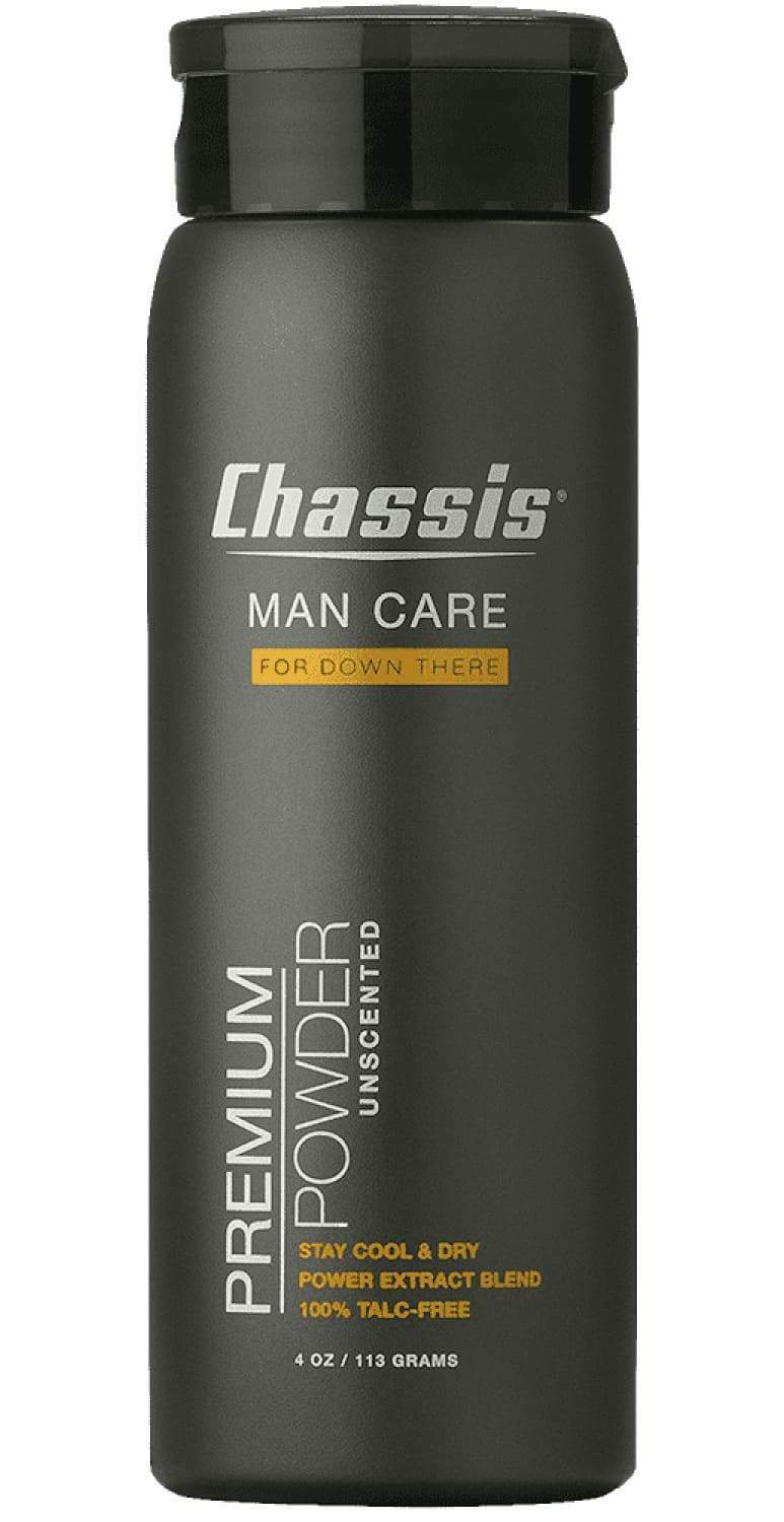 Chassis Premium Body Powder for Men Original Fresh Scent, 4 oz. / 113g