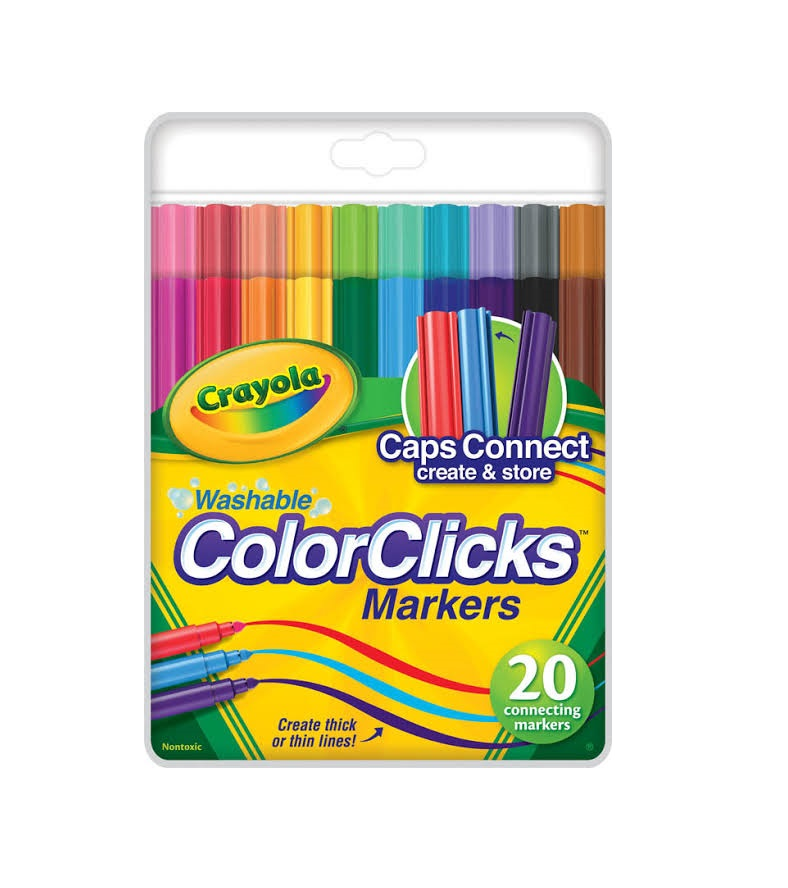 Crayola Color Clicks Markers 20's Lazada PH