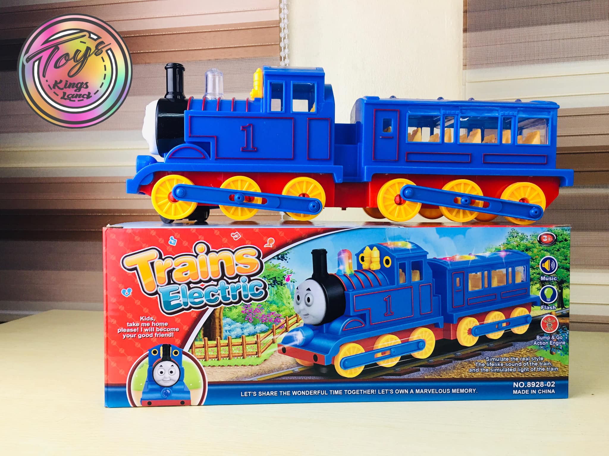 TK Thomas & Friends Cartoon Flash Electric Train Light Music Battery  Operated Toy Number One Engine | Lazada PH