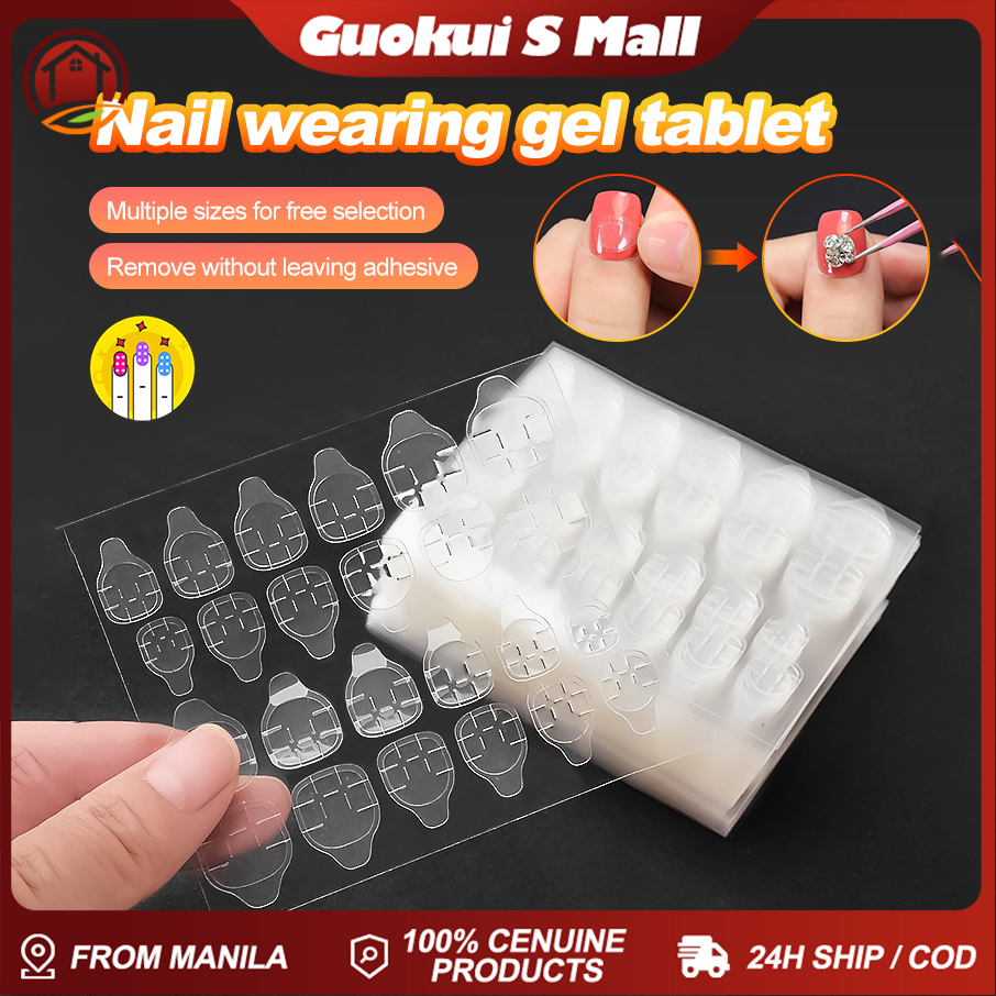 120Pcs Nail Manicure Double Sided Adhesive Clear Tape Glue Stickers Nail  Art Tab