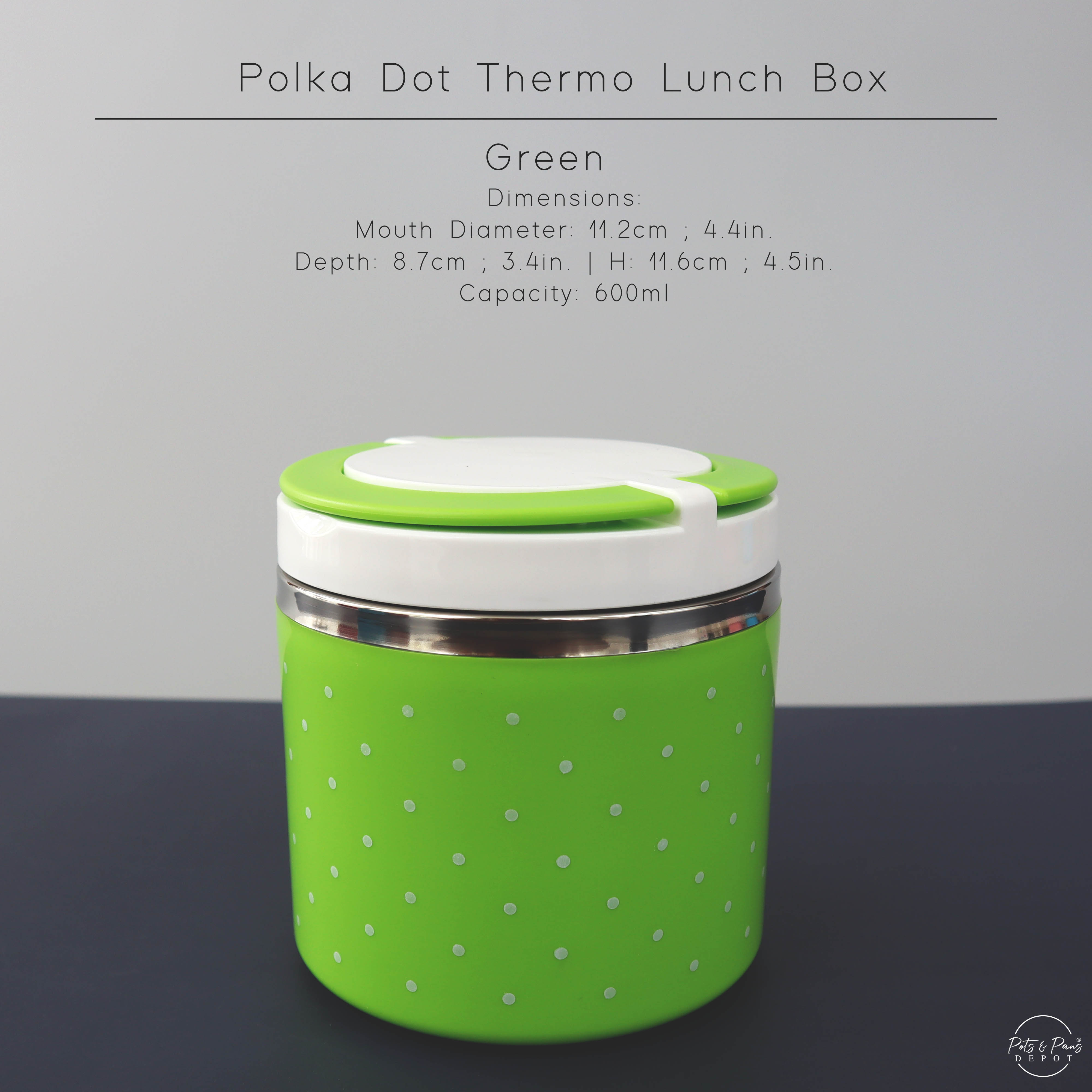 Polka Dot Thermo Lunch Box Lazada PH