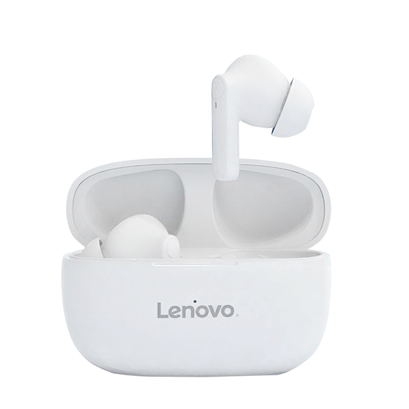 Lenovo HT05 True Wireless Stereo BT5.0 Tai nghe nhét trong tai với Điều khiển cảm ứng thông minh / Chống nước IPX5 / Giảm tiếng ồn / Cuộc gọi Binaural HD / Tai nghe nhẹ 3,7g Tương thích với Điện thoại Andriod iOS BT