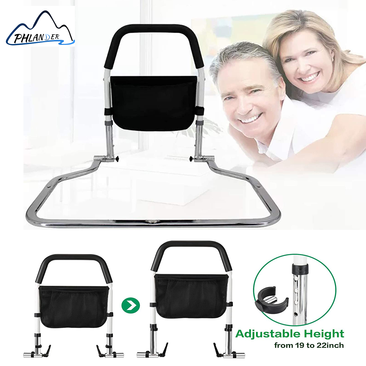 Safety Handle Bed Rail Bedroom Fall Prevention Aid Handrail Assisting