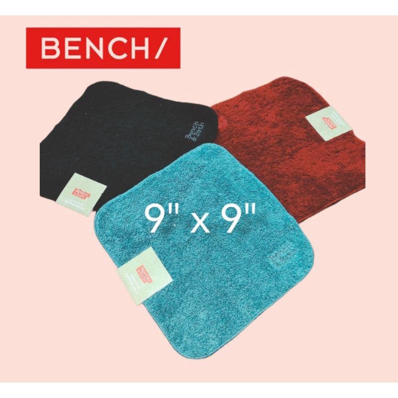 [Hot sales]☊ BENCH FACE AND BATH TOWEL x 12x12 ASSORTED COLOR 1
