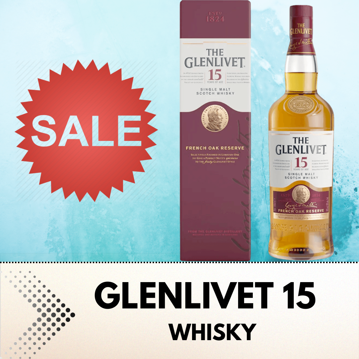 The Glenlivet 15 yo Single Malt Scotch Whisky 700ml | Lazada PH