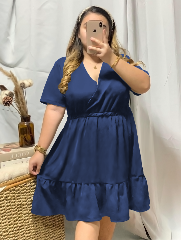 Plus Size XL-3XL Natalie Square Neck Dress Plus Size Extra Large 3