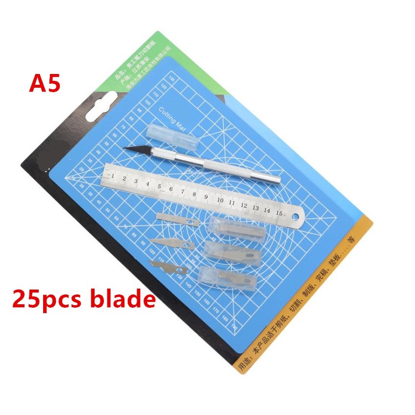 ready stock A5 cutting mat set selfhealing craft cutting board