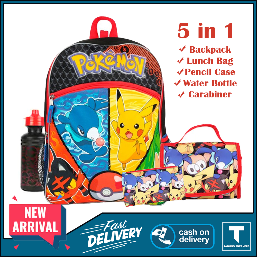 pokemon backpack and lunch bag