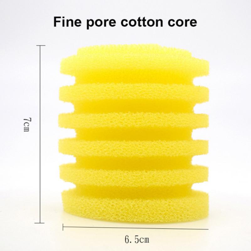Aquarium Filter Sponge Built In Filter Element Yellow Cotton Core Fish