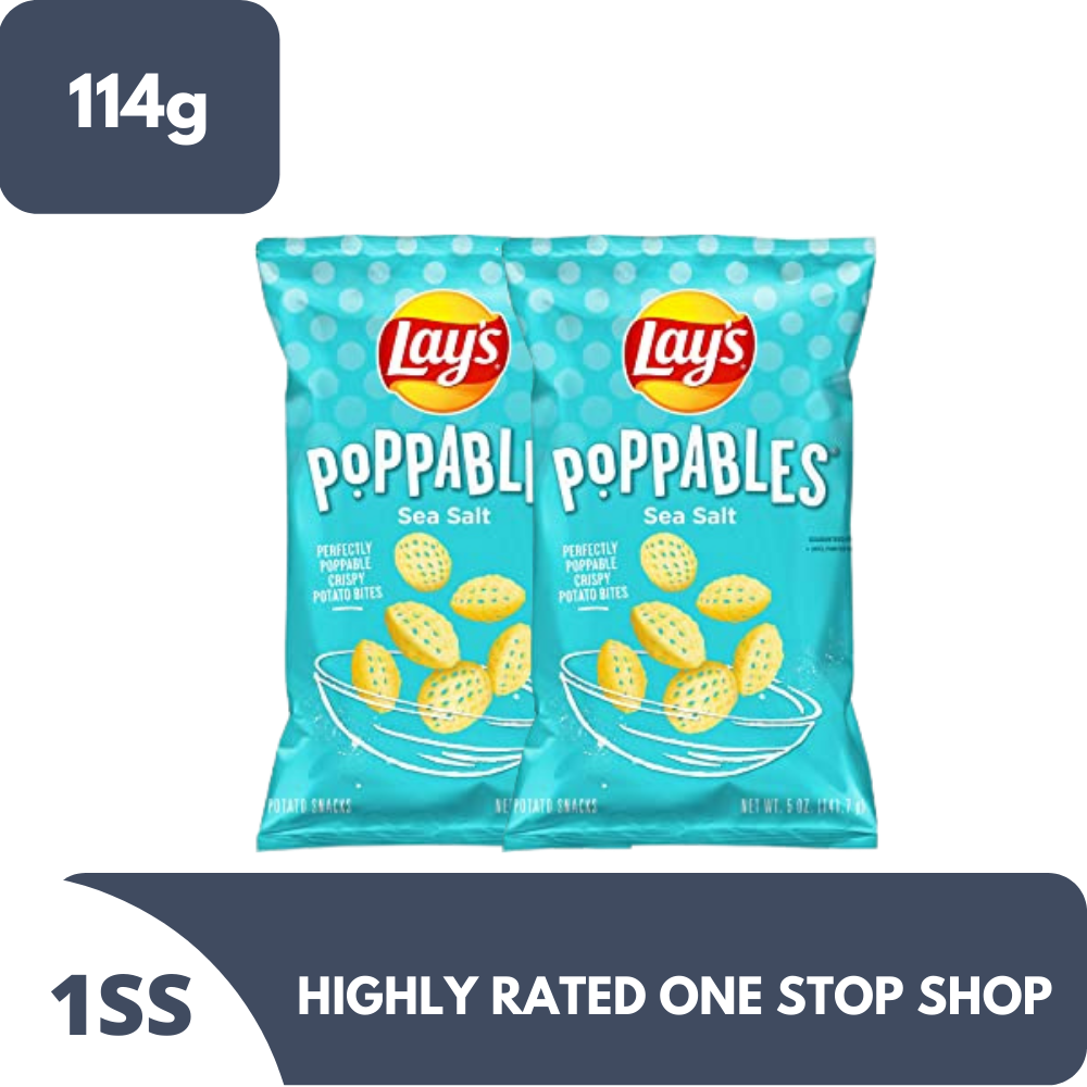 Lay's Poppables Sea Salt 114g x 2 Lazada PH