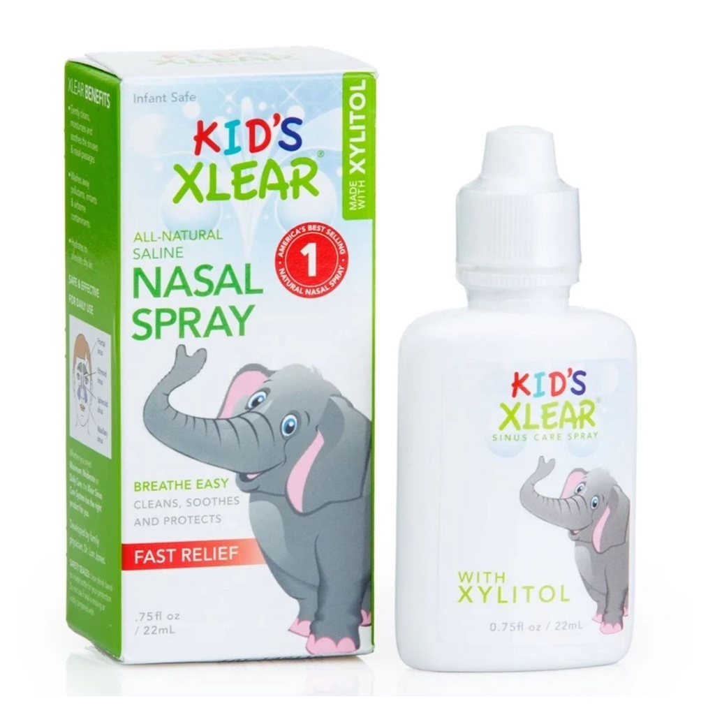 Xlear Xylitol Saline Nasal Spray Fast Relief ALL NATURAL SINUS CARE