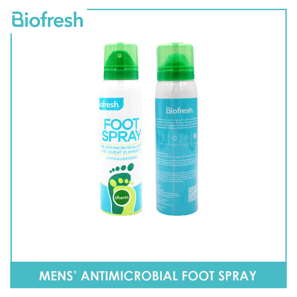 Biofresh BLFSS01 Ladies' Antimicrobial Foot Spray 100 ml