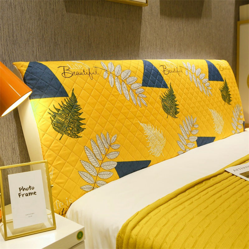 Allinclusive fabric bedside covers Nordicstyle bedside covers, wooden