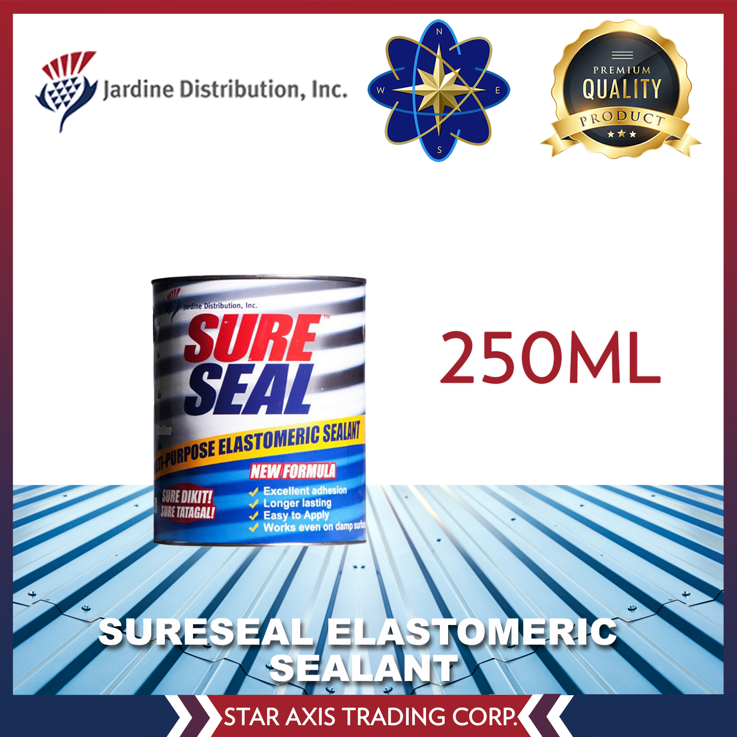 Jardine Sureseal Elastomeric Sealant 250ml ( 1/4 ) CAN Lazada PH
