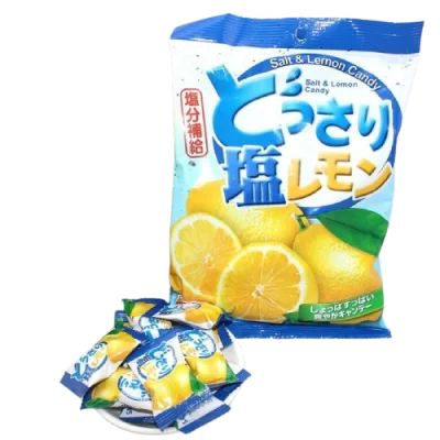 COCON Salt and Lemon Candy Sour, Sweet and Salty 150g x 1 pack