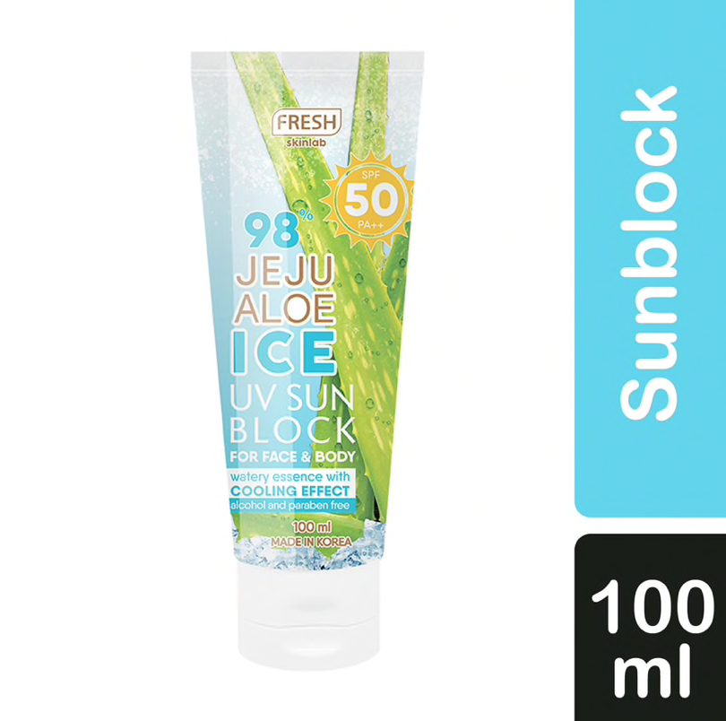 jeju aloe ice sun block