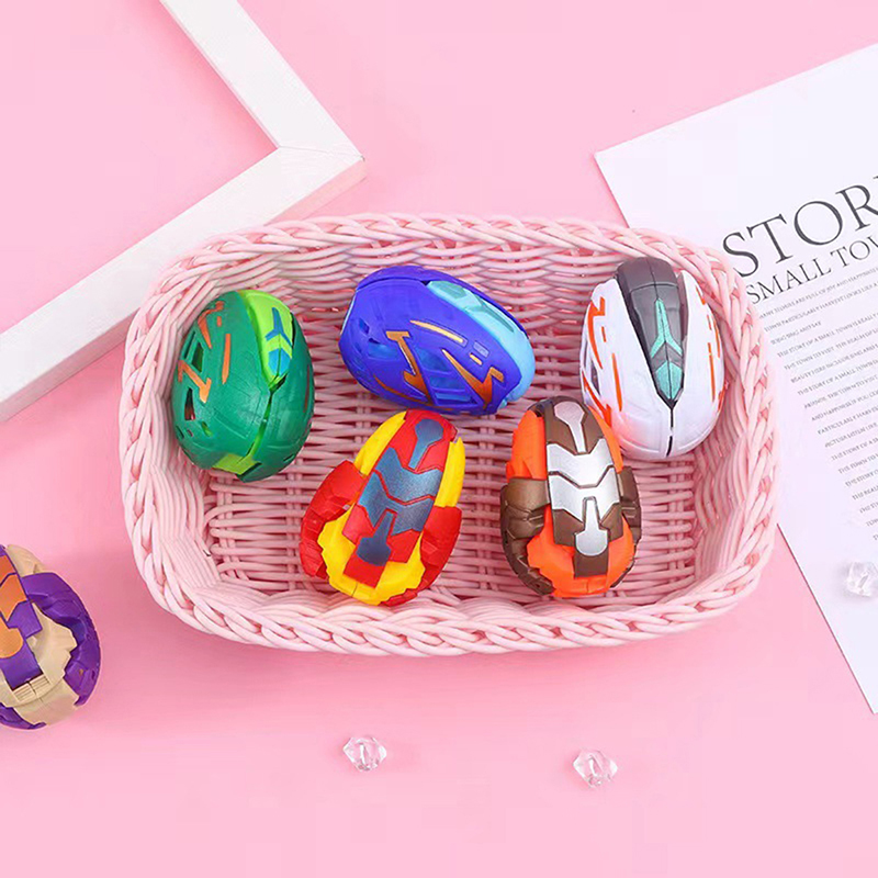 banbi 1Pc Dinosaur Eggs Transforming Toy Simulation Deformation Dinosaur Transform Twisting Children Educational Toys Kids Gift
