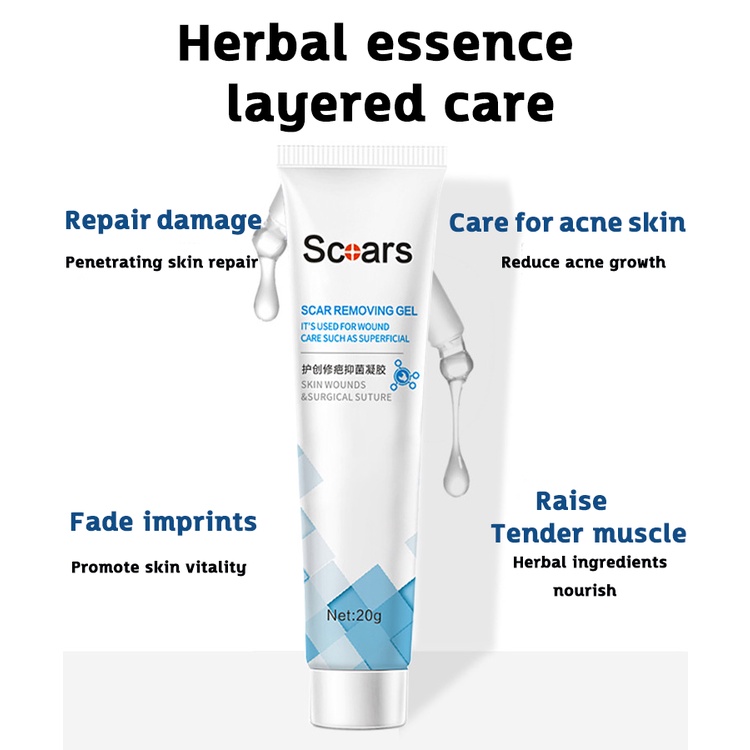 Scar Remover Cream New and old scars on the body Remove traces nourish
