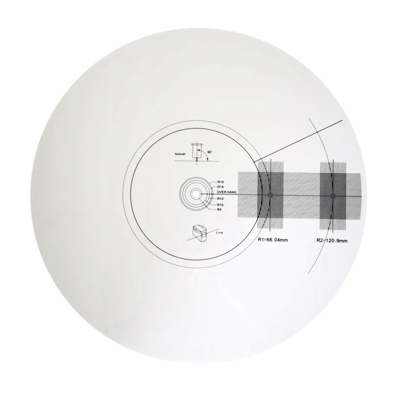 LP Vinyl Record Turntable Phono Tachometer Calibration Strobe Disc