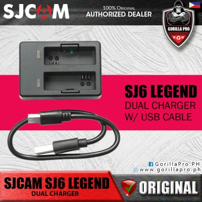 original SJCAM sj6 legend dual charger accessories