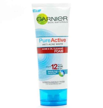 garnier facial foam acne
